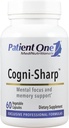 환자 One Cogni-Sharp | Cognition, Focus and Mental Clarity* | Gingko, Lion's Mane, Bacopa, More | 60 캡슐 지원