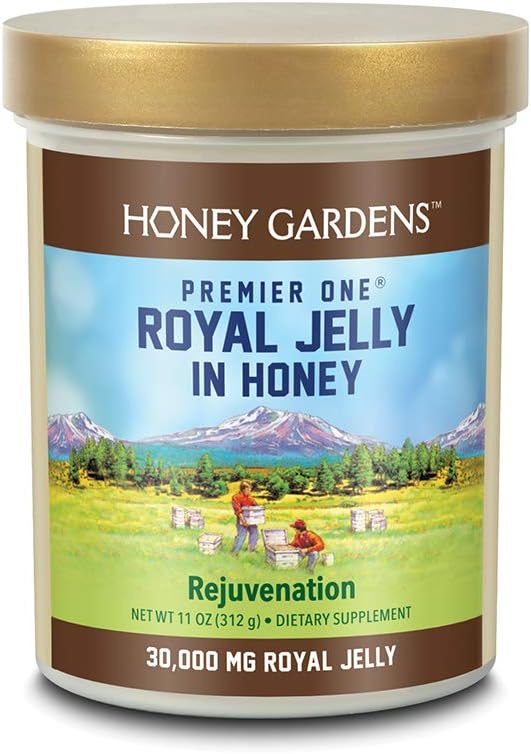 Premier One Royal Jelly 에 꿀, 30000 Mg, 11 온스