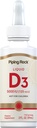 피핑 락 비타민 D3 액체 5000 IU (125 mcg) | 2 oz | 성인 비타민 D 드롭 | 채식주의, 비 GMO, 글루텐 무료 보충