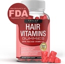 머리 비타민 여자 & 남자를 위한 Gummies 보충교재 – 머리 성장 비타민 5000mcg Biotin Gummies, Folic 산, 비타민 C & E의 지원 더 강한 & 더 두꺼운 머리, 피부, 못, 60 조사를 위한 비 GMO Vegam