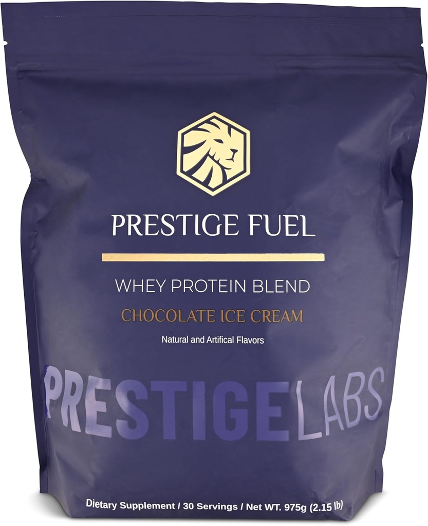 Prestige Fuel Natural Protein Whey와 Isolate 혼합 초콜릿 아이스크림 맛 (30 인분)