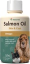 NaturVet Salmon Oil Skin Supplement for Dogs & Cats – Omega-3, 6 Fatty Acid 포함 – 건강한 피부, 광택 코트 – 개 코트 보충, 고양이 피부 보충 – 16 Oz.