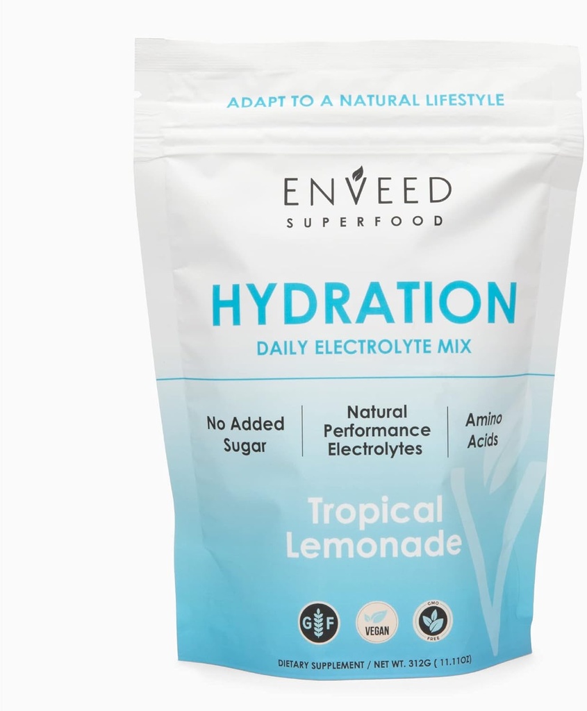 SUPERFOOD Hydration | 슈페리어 프리 Active Muscle Recovery Mix for Men & Women - 비타민 C, 아연, 마그네슘 및 BCAA 아미노산 | 프리미엄 일출 하이드로 션 극대화 - 20 서빙