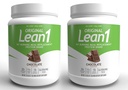 Lean1 식사 보충 단백질 Shake, 초콜렛 풍미, 15의 2 팩 서빙 욕조