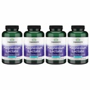Swanson Magnesium Lactate - 근육과 뼈 건강 지원 촉진 - Gentle Absorption 용 Lactose-Free Lactate Mineral Form - (120 캡슐, 84mg 각각) 4 팩