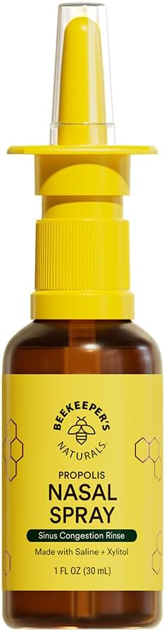 비키의 자연적인 Nasal는 Propolis, Xylitol & Saline, Clears Nasal Congestion, Sinus Canal, & Decongest Sinus Cavities, 1 fl oz를 가진 성인을 위한 살포를 제거합니다