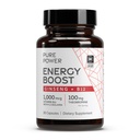 Mercola Pure Power Energy Boost 박사, 30 서빙 (30 캡슐), Ginseng + B12, 다이어트 보충, 부스트 물리 & 정신 에너지, 비 GMO