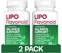 Vertigo & Dizziness Relief에 대한 Lipo-Flavonoid 균형 지원 - Ginkgo Biloba & Vitamin D & B Complex와 임상 시험 공식 - 내부 귀 건강 및 균형 지원 - 30-Count - 2-Pack