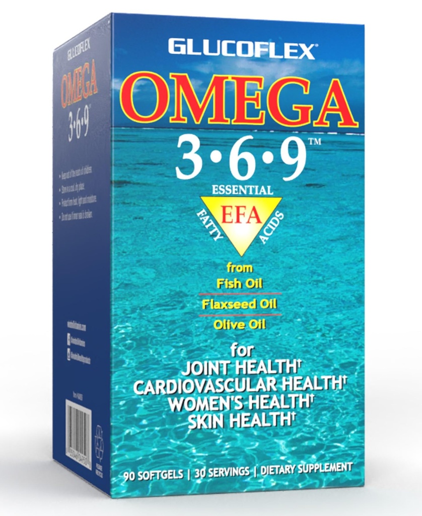 vGlucoflex 오메가 3-6-9의 합동 건강을 위한 EPA/DHA 물고기 기름에서 오메가, 30의 서빙