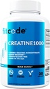 Fitcode Creatine1000, 각 서빙에 있는 순수한 Creatine Monohydrate의 1개 그램, Veggie 캡슐 (30 서빙)