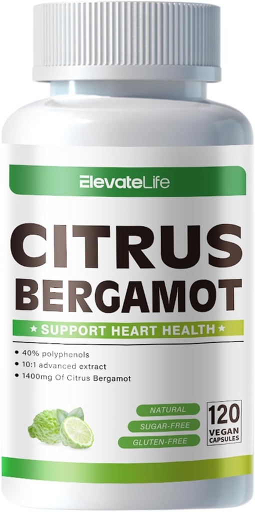 ElevateLife Citrus Bergamot 1400mg, 120 캡슐 ...