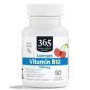 전체적인 음식 시장에 의하여 365, 비타민 B12 500mcg Lozenges, 자연적인 버찌 풍미, Vegan, 50 조사