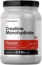 Horbäach Creatine Monohydrate Powder | 2.2lbs (35.2 oz) | Micronized and Unflavored | 채식주의, 비 GMO 및 글루텐 무료 보충
