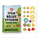Hydrocolloid Itch Relief Patch, Mosquitos, Ticks, Midges, Sandfly Bug bite Relief, Aloe 및 Witch Hazel, Insect bite Relief, Kid-Friendly, 자연 과일 테마와 안티 아이 쳐 패치