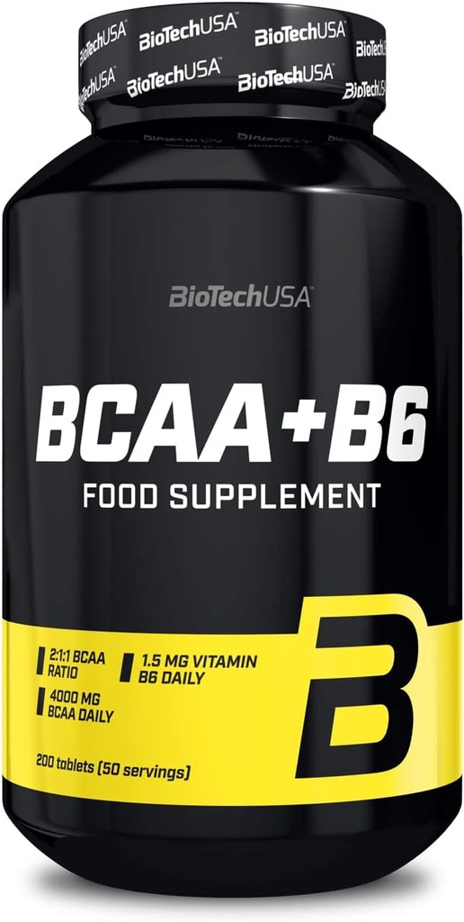 BCAA + B6 - 200 comprimés - 생명 공학