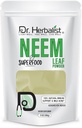 Dr. Herbalist Neem 잎 분말 200g - 피부, 헤어 및 전반적인 웰빙을위한 Azadirachta Indica - 100 % 자연, Vegan-Friendly & Cruelty-Free