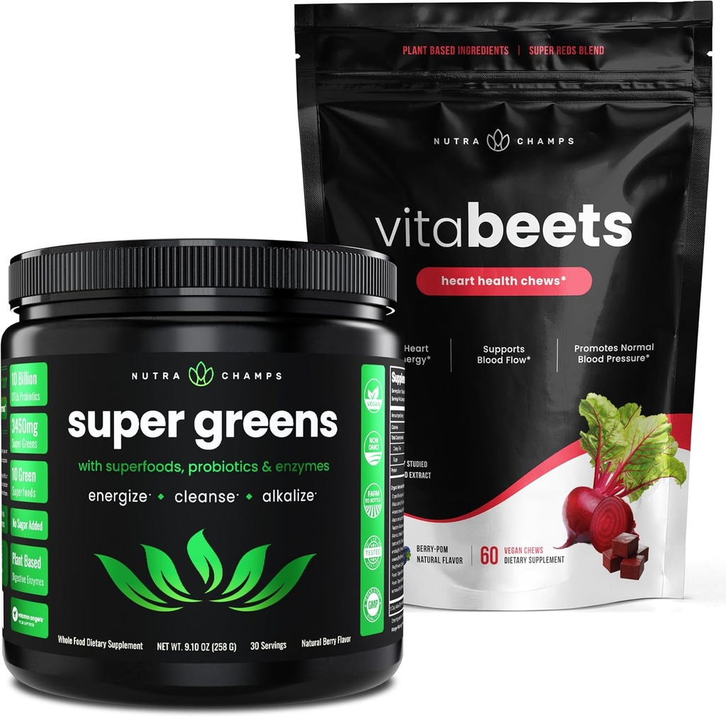 NutraChamps Super Greens & Beet Chews 번들