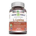 Amazing Formulas L-Lysine 1000 Mg Amino Acid Supplement | 정제 | Non-GM0 | 글루텐 프리 | 미국제 (1 팩 | 180 개)