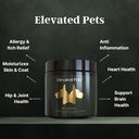 Ultra-Healthy Omega 3 물고기 기름은 w/MSM, 글루코사민, Chondroitin, 개를 위한 EPA/DHA를 대우합니다: Elevated 애완 동물 물고기 기름, 심황 & 합동 보충교재 + 알레르기 Chews - 궁극적인 개 비타민 보충교재