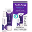 Prosoria 치료 시스템 단일 키트 – 2oz | Salicylic Acid, Turmeric, Shea Butter & Vitamin의 강력한 Psoriasis 완화 | Scaling, Flaking, Dryness, Itching & Redness 용 젤 및 연고