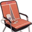 MediCrystal 먼 적외선 의자 매트 - 40" L x 20" W - 자연적인 Amethyst - FIR 난방 86-158°F (30-70°C) - 부정적인 이온 - 본래 제조자 뜨거운 돌 패드