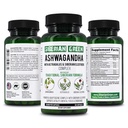 Astragalus & Siberian Eleuthero Ginseng Complex 60 캡슐 강력한 초본 지원을 가진 Siberian 녹색 유기 Ashwagandha 뿌리