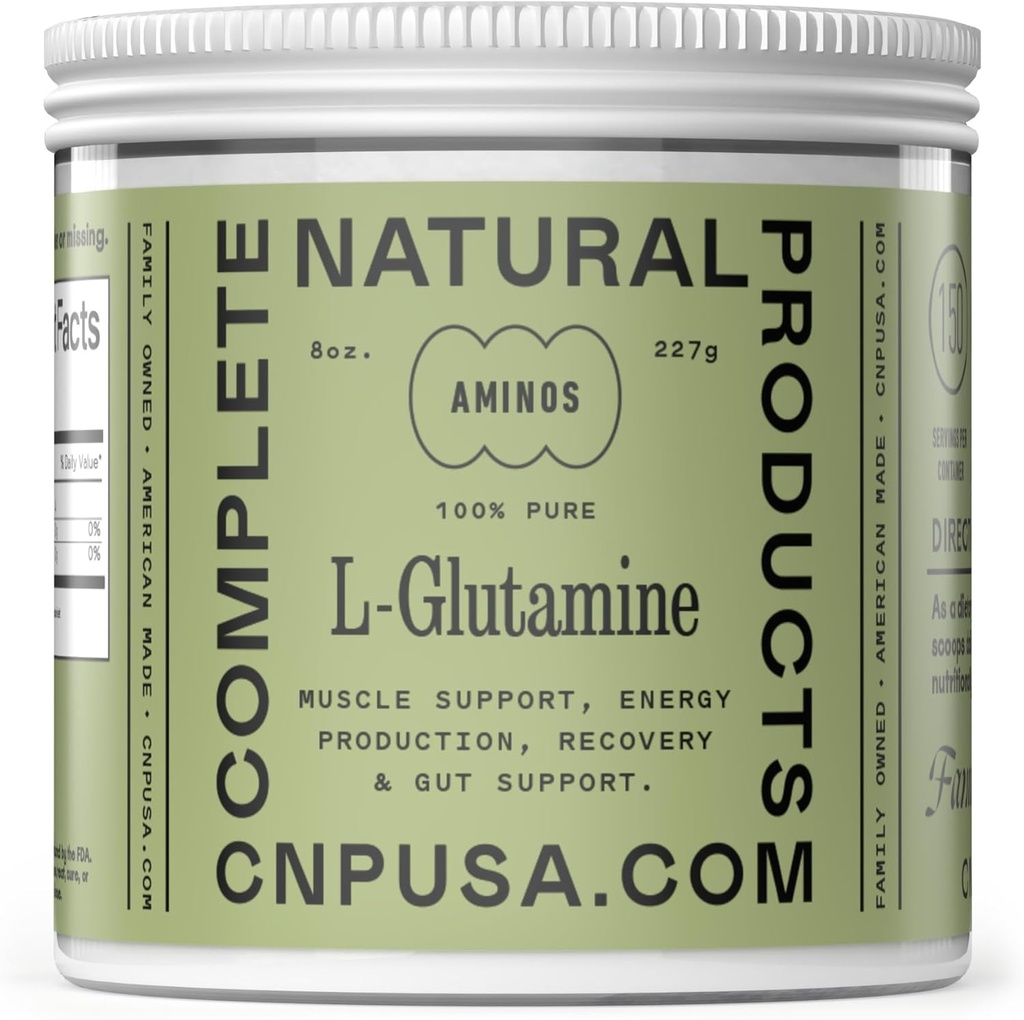 순수한 L 글루타민 분말 보충교재 - 8oz (227g) Keto, Gut 건강, Probiotic, IBS 지원을 위한 자연적인 Vegan 대량 L 글루타민