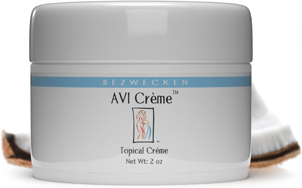 Bezwecken - AVI Crème - 2oz Crème - 전문적으로 공식적인 질 효모 감염 지원 - 안전하고, 자연, 파라벤 무료 - 30 일 공급