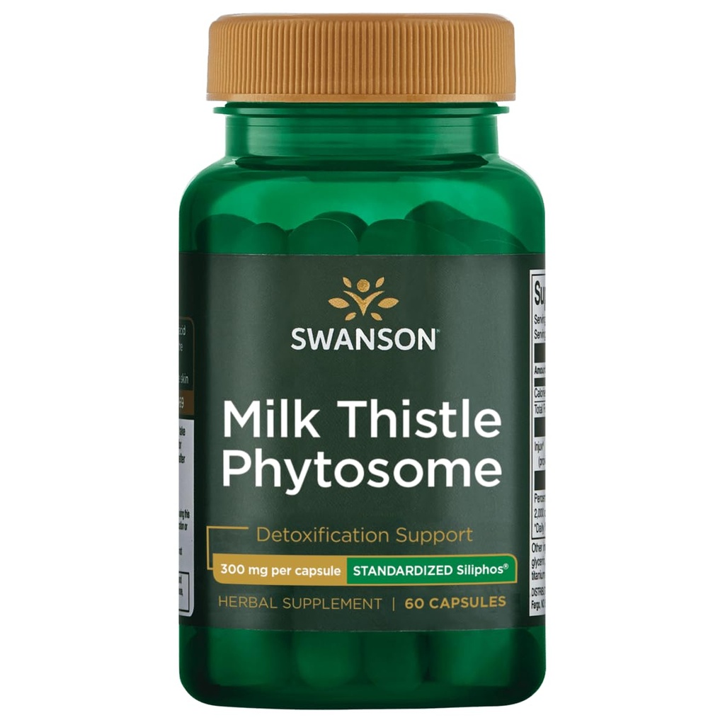 Swanson Siliphos 우유 이틀 Phytosome 300 밀리그램 60 캡슐