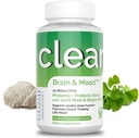 Memory, Brain Fog, Focus, Mood & Concentration & Cognitive Function - Ginkgo Biloba & Two Probiotic Strains(Ginkgo Biloba & Two Probiotic Strains)와 함께 제공되는 라이온의 Mane Supercharged