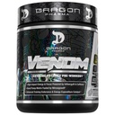 DRAGON PHARMA Venom Extreme Potency Pre-Workout, Laser Sharp Focus + Energy, Intense Performance, 향상된 Vasodilation 및 Endurance (40 서빙, 화이트 드래곤)에 대한 입증 된 성분