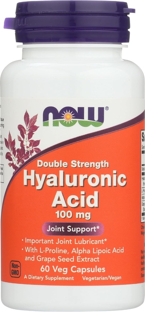 지금 음식 산 100Mg 2X 60 Vc Hyaluronic의 60 CT