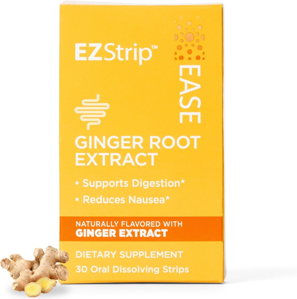 Ease 보충교재 - 생강 풍미, 30 조사 - 생강 뿌리 도움 지원 Nausea 기복, 아침 및 운동 Sickness 및 소화를 가진 지구를 녹이십시오 - 미국, 설탕 및 글루텐 자유로운에서 만드는