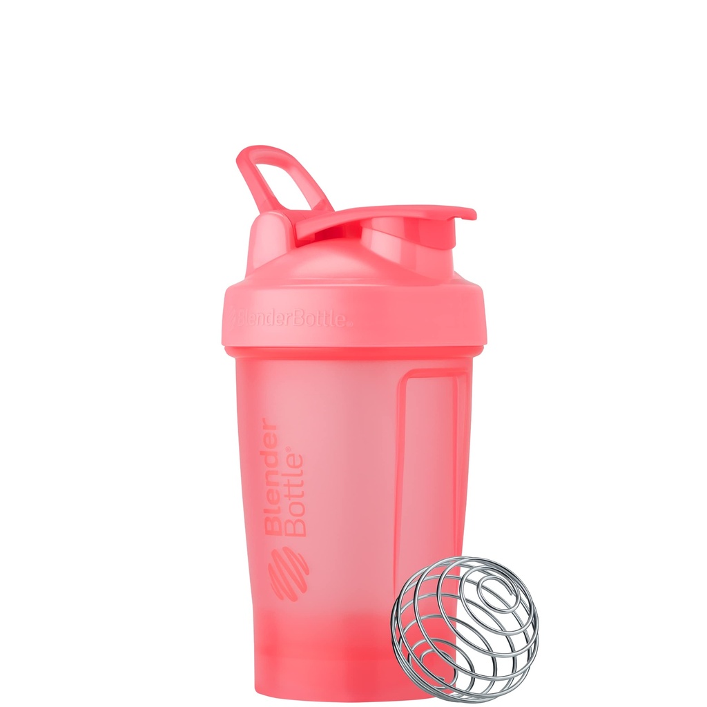 BlenderBottle Classic V2 Shaker Bottle Perfect for Protein Shakes and Pre Workout, 20-Ounce, 라이트 핑크
