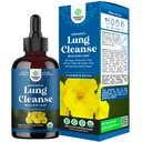 Lungs에 대한 USDA 유기 Mullein 드롭 - Marshmallow 루트 추출 및 호흡 렁 건강을위한 플래튼 리프 - Mullein 잎 Tincture Drops 호흡 지원 - 120ml