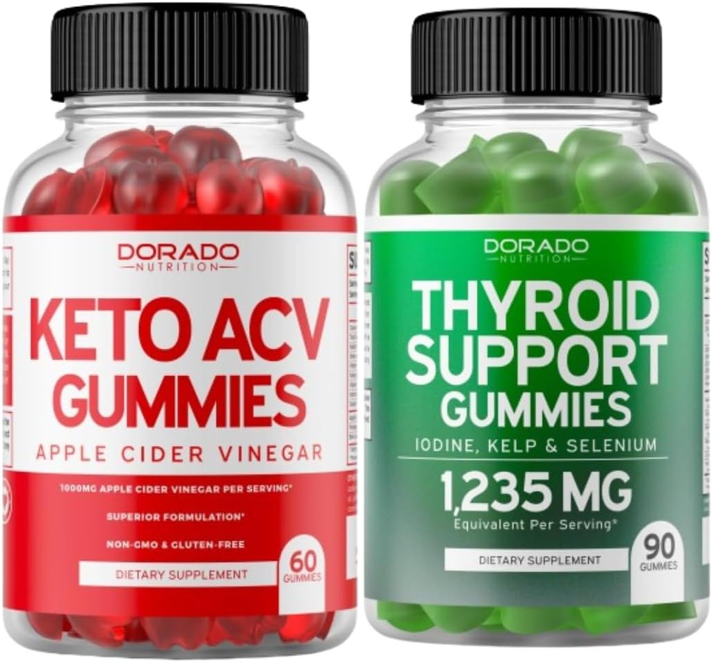 Keto ACV Gummies (60 조사) 진보된 체중 감소 공식과 갑상선 지원 (90 조사) Ashwaganda, Iodine, Bladderwrack, Kelp & Schisandra를 가진 지원 보충교재 - 비 GMO, Vegan & 미국에서 만드는