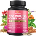 BMVINVOL Inositol 보충 - Myo-Inositol와 D-Chiro Inositol 이상 40 : 1 비율 - 플러스 Berberine, Cinnamon, Ashwagandha + 5 더 - 60 캡슐