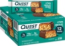 Quest Nutrition Crispy Chocolate Coconut Hero Protein Bar, 15g Protein, 1g Sugar, 3g Net Carbs, Gluten Free Protein Snack, Keto Friendly, 12 카운트