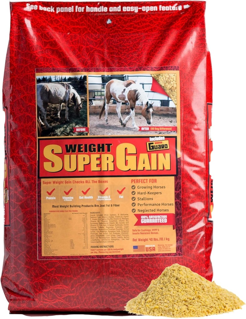 최고 중량 이익 40 lb의 Equine 비타민 무기물, Probiotic & 무게 이익 보충교재