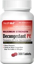 HealthA2Z® Decongestant PE | Phenylephrine HCl 10 mg | 최대 힘 | 냉간 및 알레르기로 인한 Nasal & Sinus Congestion Relief (300 개)
