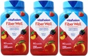 VitaFusion, 섬유 잘 Gummies, 섬유 보충교재, 분류된 풍미 - 90의 gummies, 3의 팩