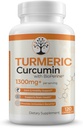 95 % 표준 Curcuminoids 및 Black Pepper Extract와 심황 보충 - 산화 방지제 혜택 - 120 Vegan 캡슐
