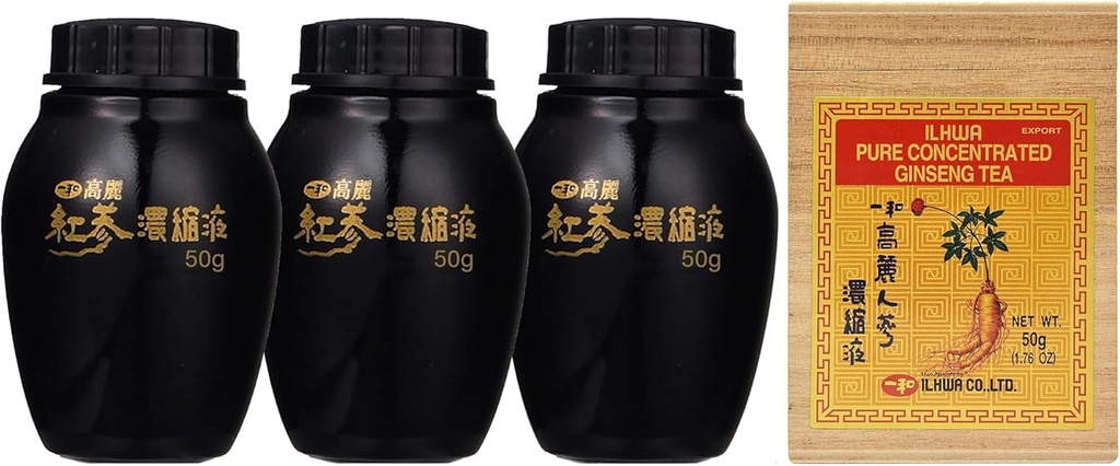 ILHWA 한국 농축 인삼 추출물 ( 농축 인삼 1.76 oz (포장 3))