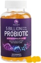 Probiotic Gummies 5 억 CFU - 여성, 남성 및 청소년을위한 일일 프로 바이오 틱 거미 보충 - 자연 소화 건강, "좋은" Gut & Immune 지원 6 Pro Biotic Strains - 오렌지 맛 - 120 조사
