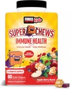 FORCE FACTOR Kids Immune Health Super Chews, 아이 면역 지원은 아이, 엘더베리, 비타민 C, & 아연, 2 개월 공급, 비 GMO, Apple Berry 맛, 60 소프트 체스에 대한 비타민 D와 보충을 지원합니다