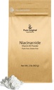 PURE ORIGINAL INGREDIENTS Niacinamide (2 lb) Flush-Free 비타민 B3 분말, 규정식 보충교재