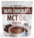 Opportuniteas MCT 기름 분말, 커피, Drink&Smoothies, 낮은 Carb Keto 친절한, Boost Energy&Mental 초점, Ketogenic 다이어트를 위한 보충교재, 글루텐 Free&Non-GMO, 진한 초콜렛 6개 oz