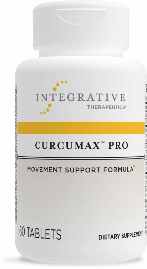 Integrative Therapeutics Curcumax Pro - 남성 및 여성을위한 건강한 운동 보충 - Overuse*와 관련 된 Occasional Discomfort 지원 - Dairy-Free & Vegan - 60 태블릿 (30 인분)