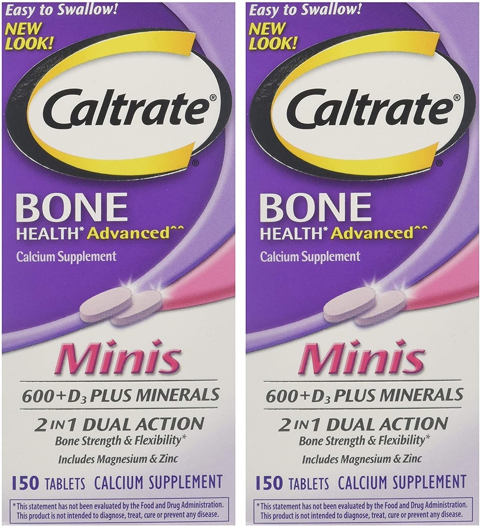 소형 + 무기물 크기 150ct Caltrate 소형 + 무기물, 150 조사 (2의 포장)