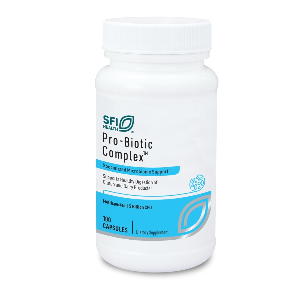 Klaire Labs SFI 건강 Pro-Biotic Complex - 남성 및 여성, 5 억 CFU Lactobacillus acidophilus & Bifidobacterium bifidum Probiotic, Hypoallergenic & Dairy-Free (100 캡슐)에 대한 Intestinal 지원